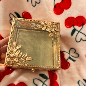 Gold Decorative Jewelry Box